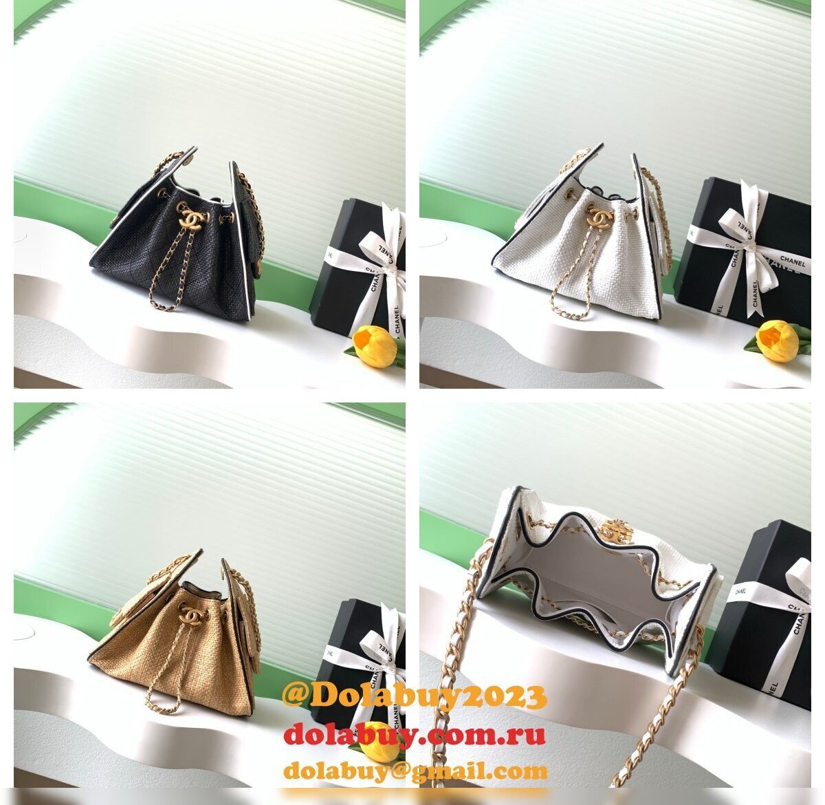 Top Quality CC 25 Mini Hobo 1:1 AS5631 Raffi Handbag
