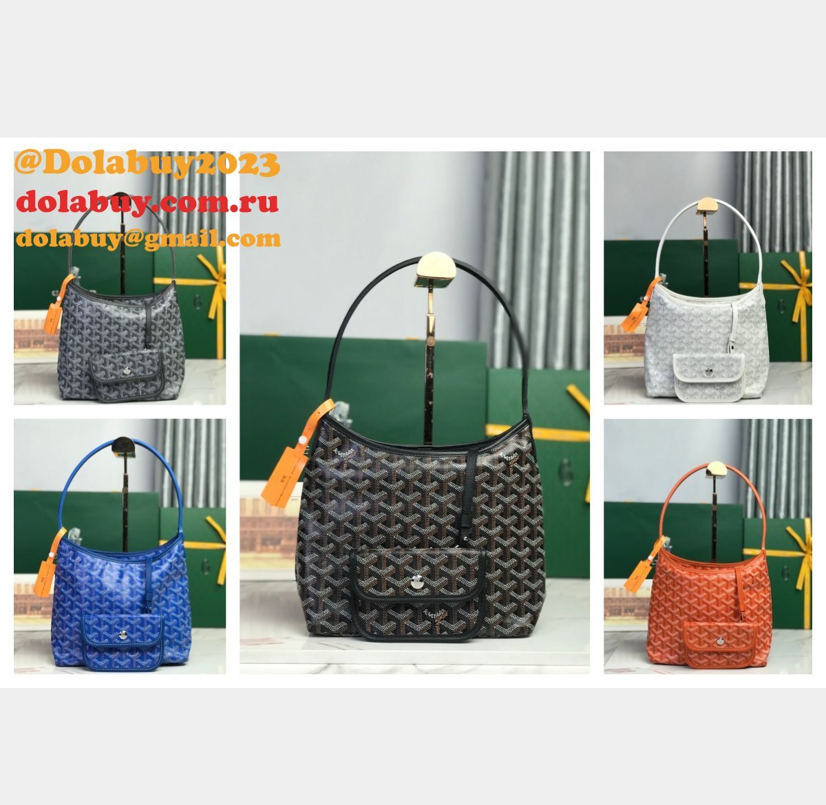 Top Quality Goyard Saint Louis Mini Hobo Bag