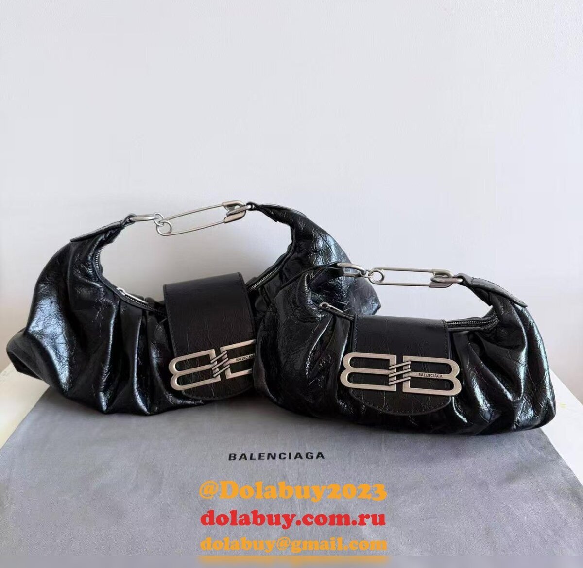 7 Star Balenciaga pamela Dumpling lambskin Bag