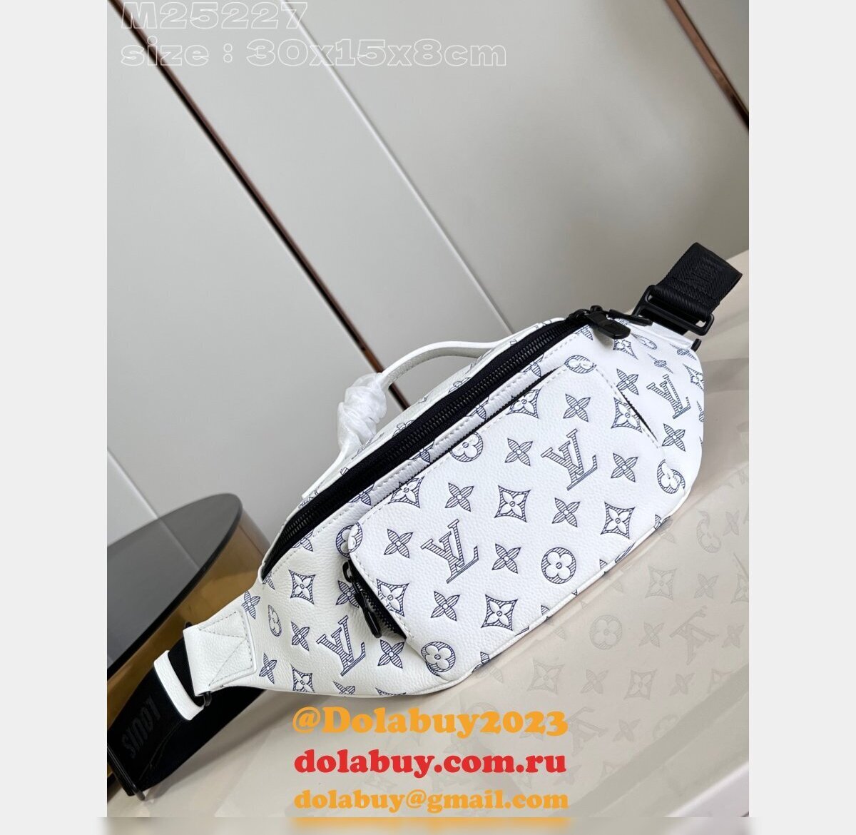 Louis Vuitton Copy High M25227 Rush Bumbag G65 Men Bags