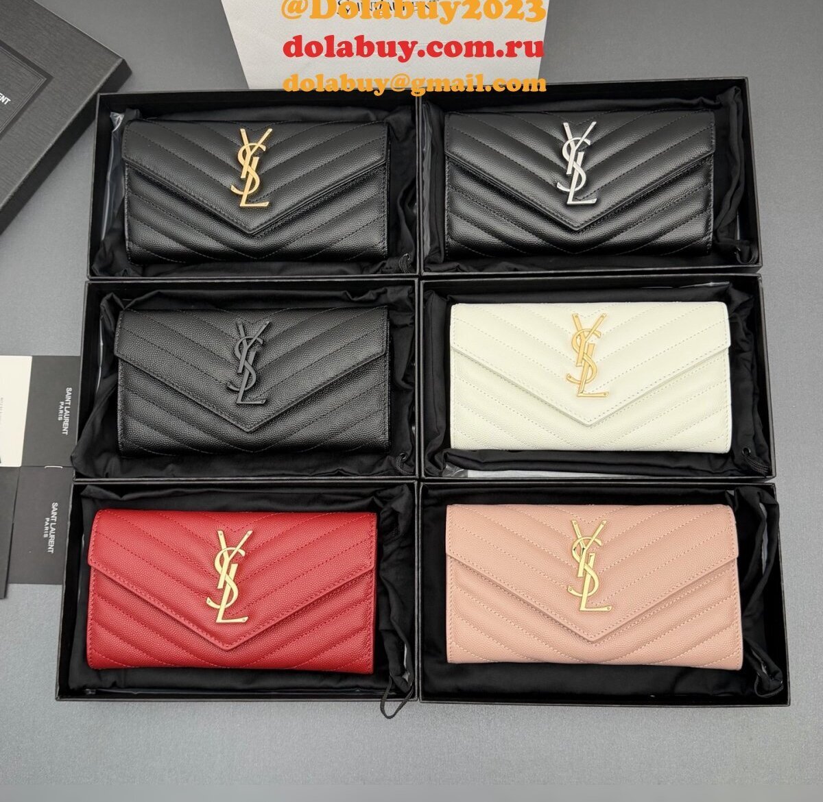 CASSANDRE MATELASSe LARGE FLAP WALLET IN GRAIN LEATHER