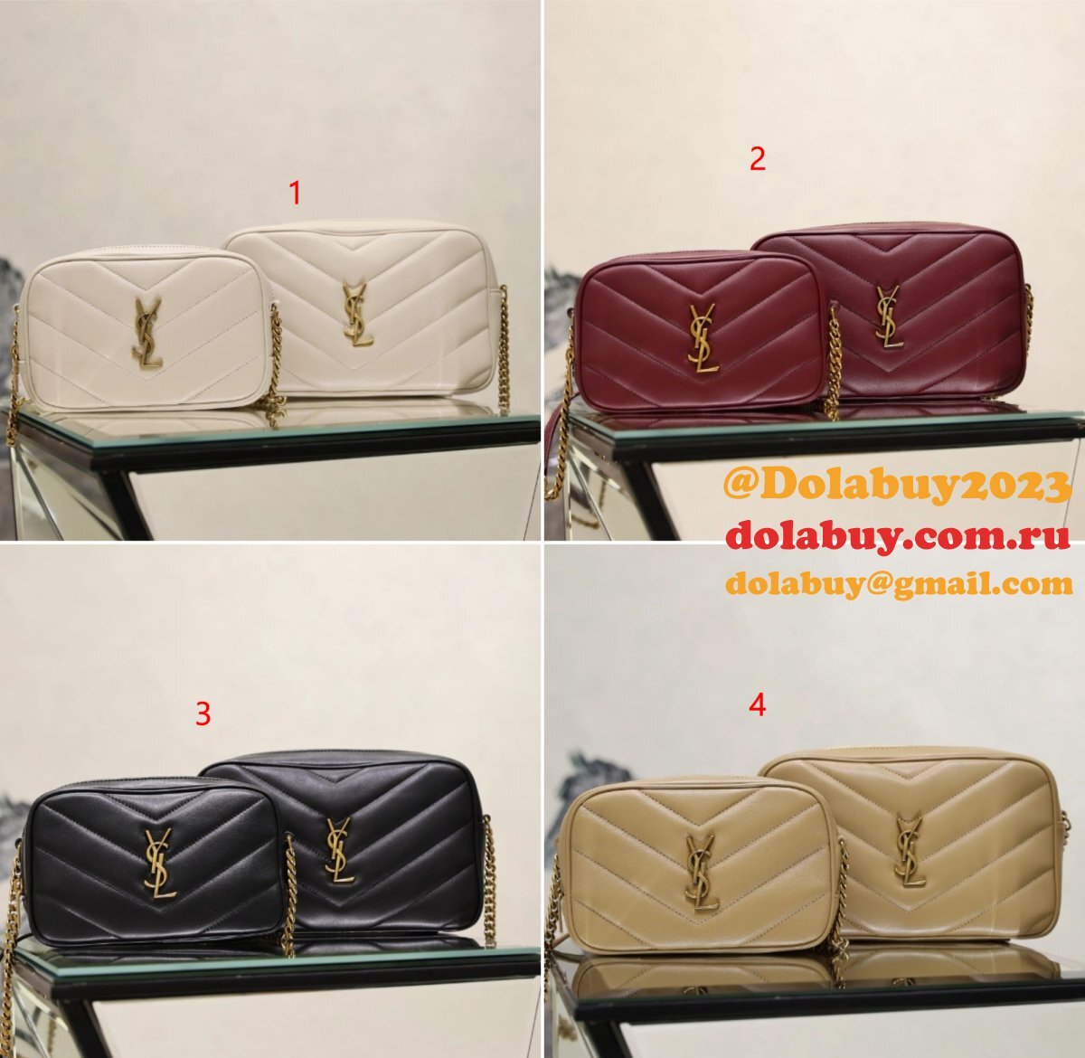 Saint Laurent Loulou High Quality Quilted Camera 869816 & 869468 Bag