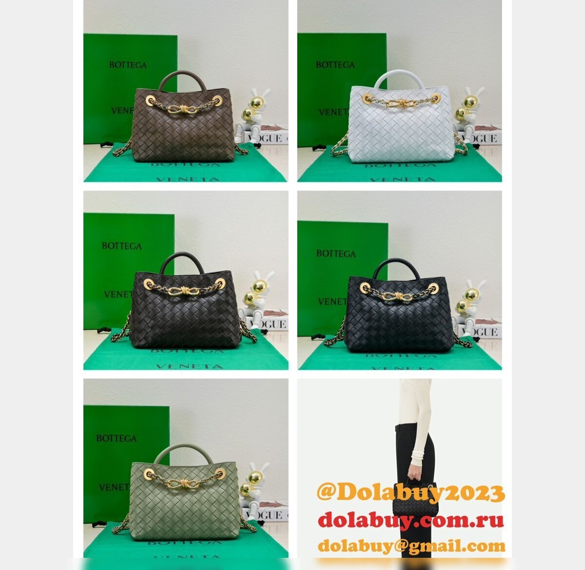 Top Quality BOTTEGA VENETA ANDIAMO small 25cm tote bag