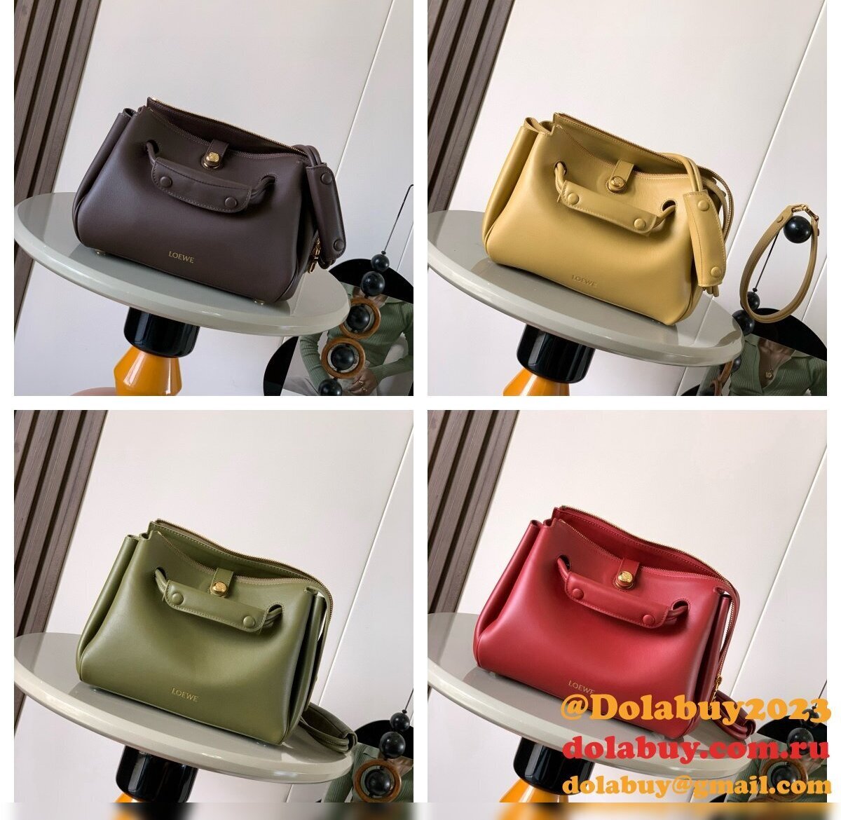 Top Loewe Small Madrid bag in supple calfskin