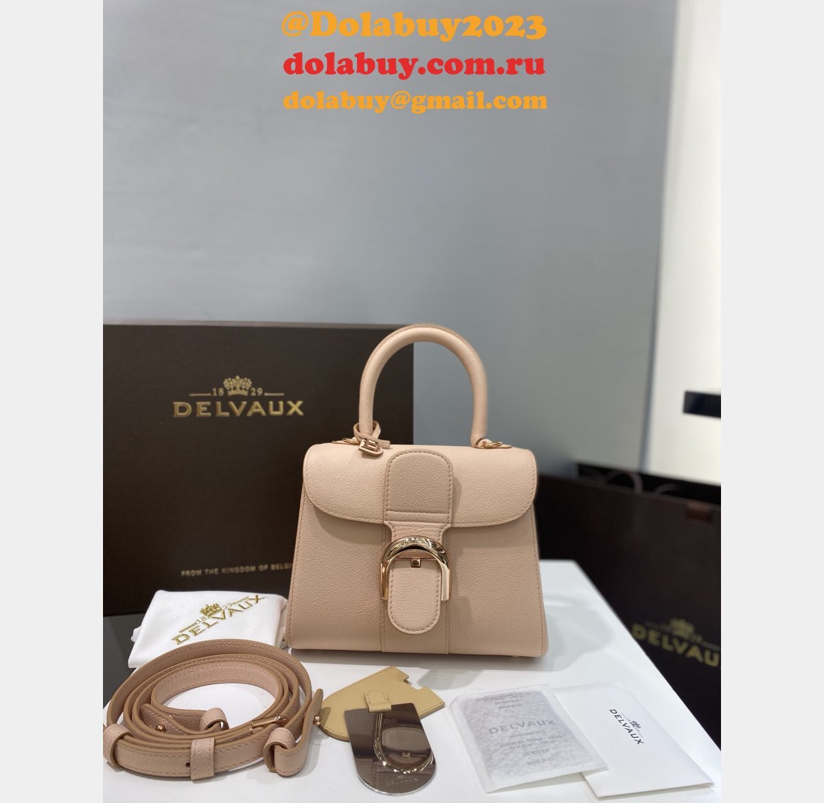 Replica Brillant Luxury Designer Delvaux 99125066 Rodéo Handbags