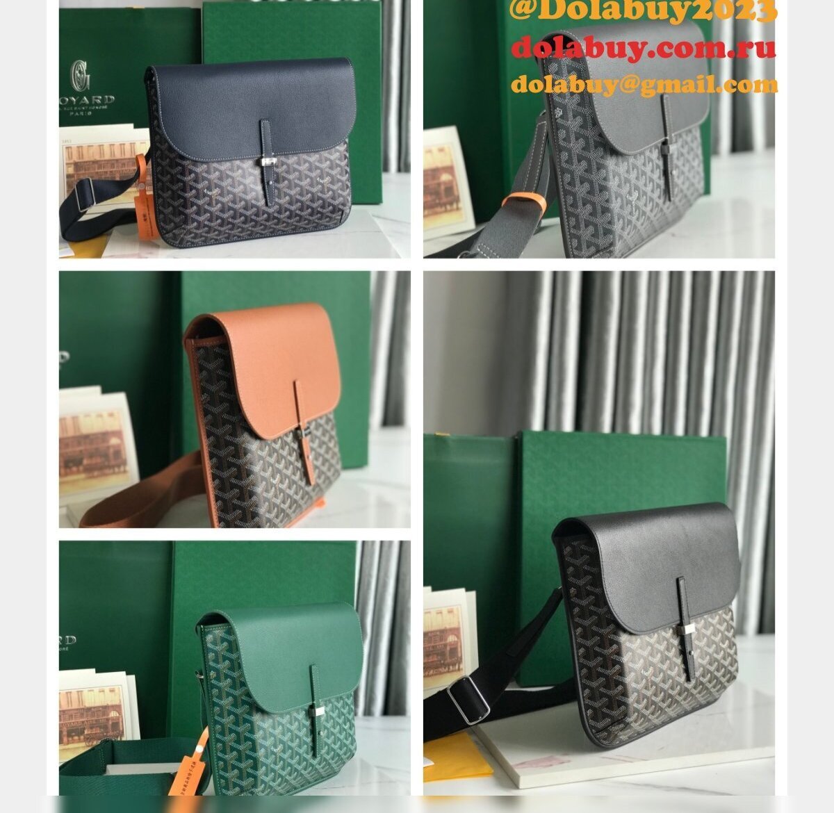 Top Goyard COURSIER Messenger Bag