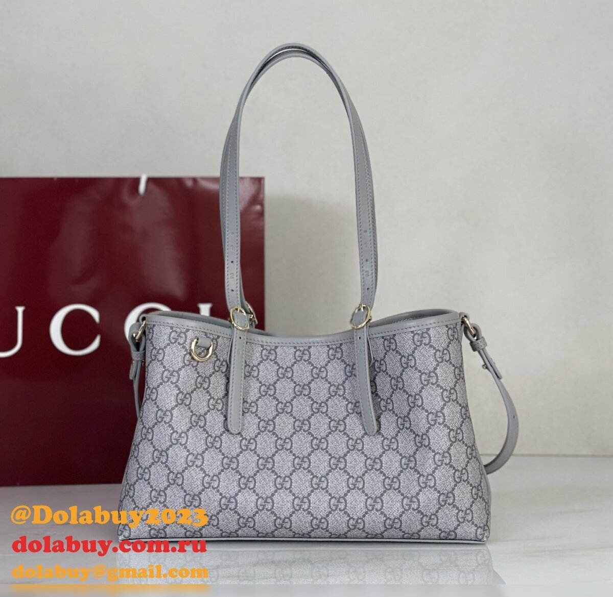 Gucci Luxury GG Emblem 815214/815213 Tote Bag