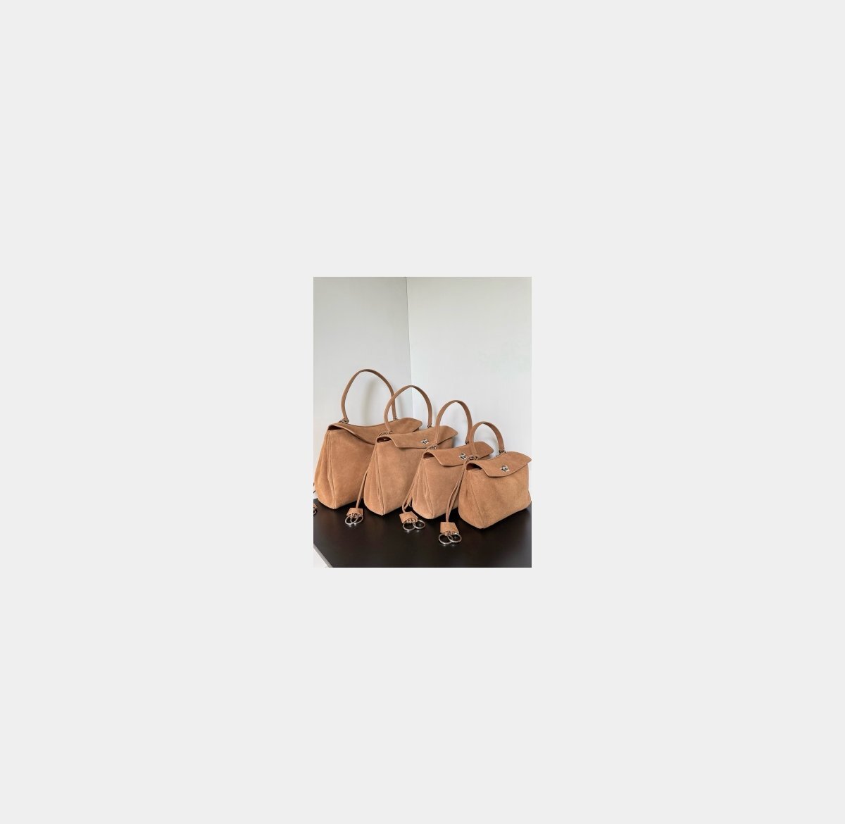 Balenciaga Women Rodeo Handbag in Camel