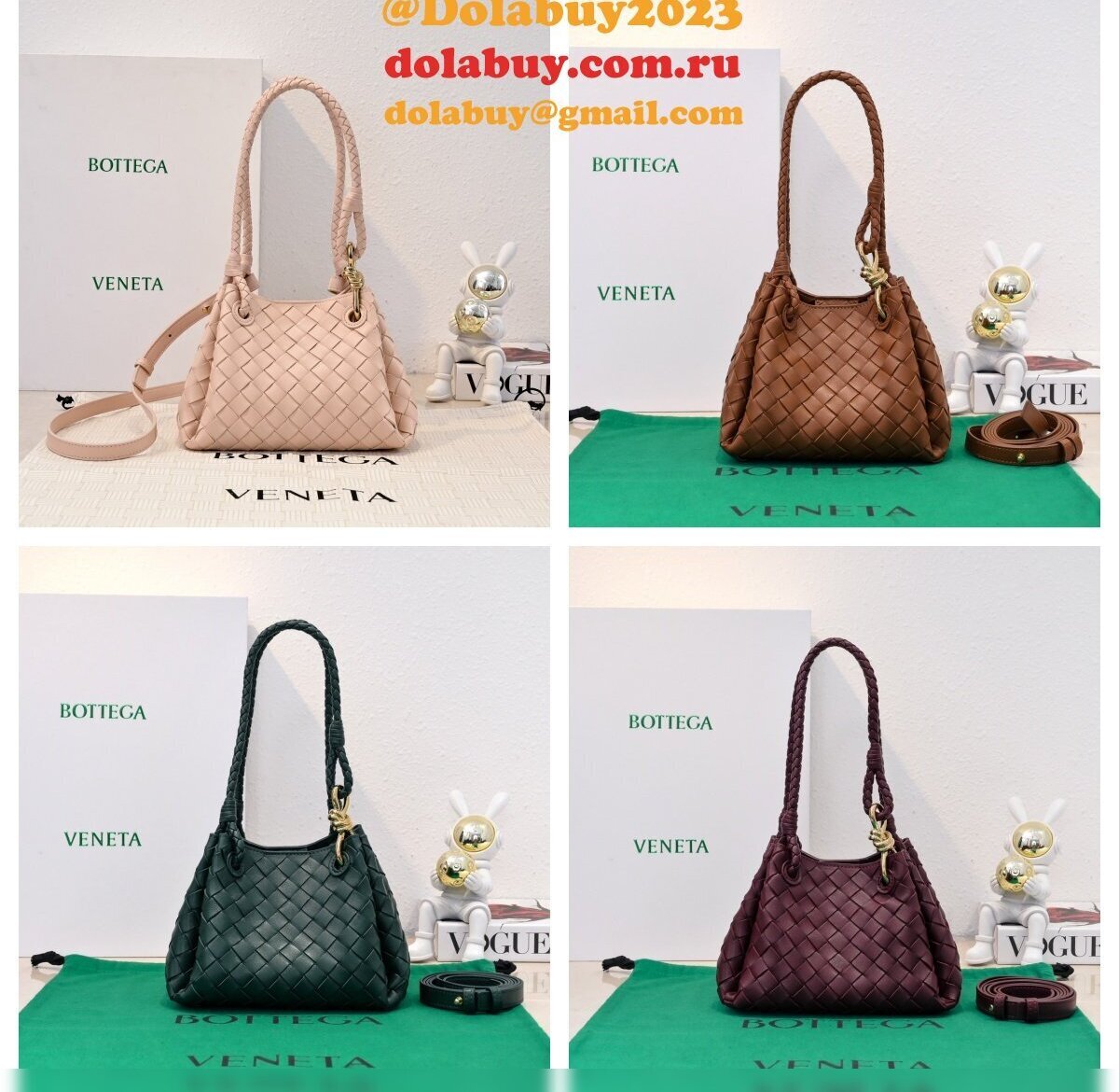 Top Quality BOTTEGA VENETA Andiamo Parachute Small Size