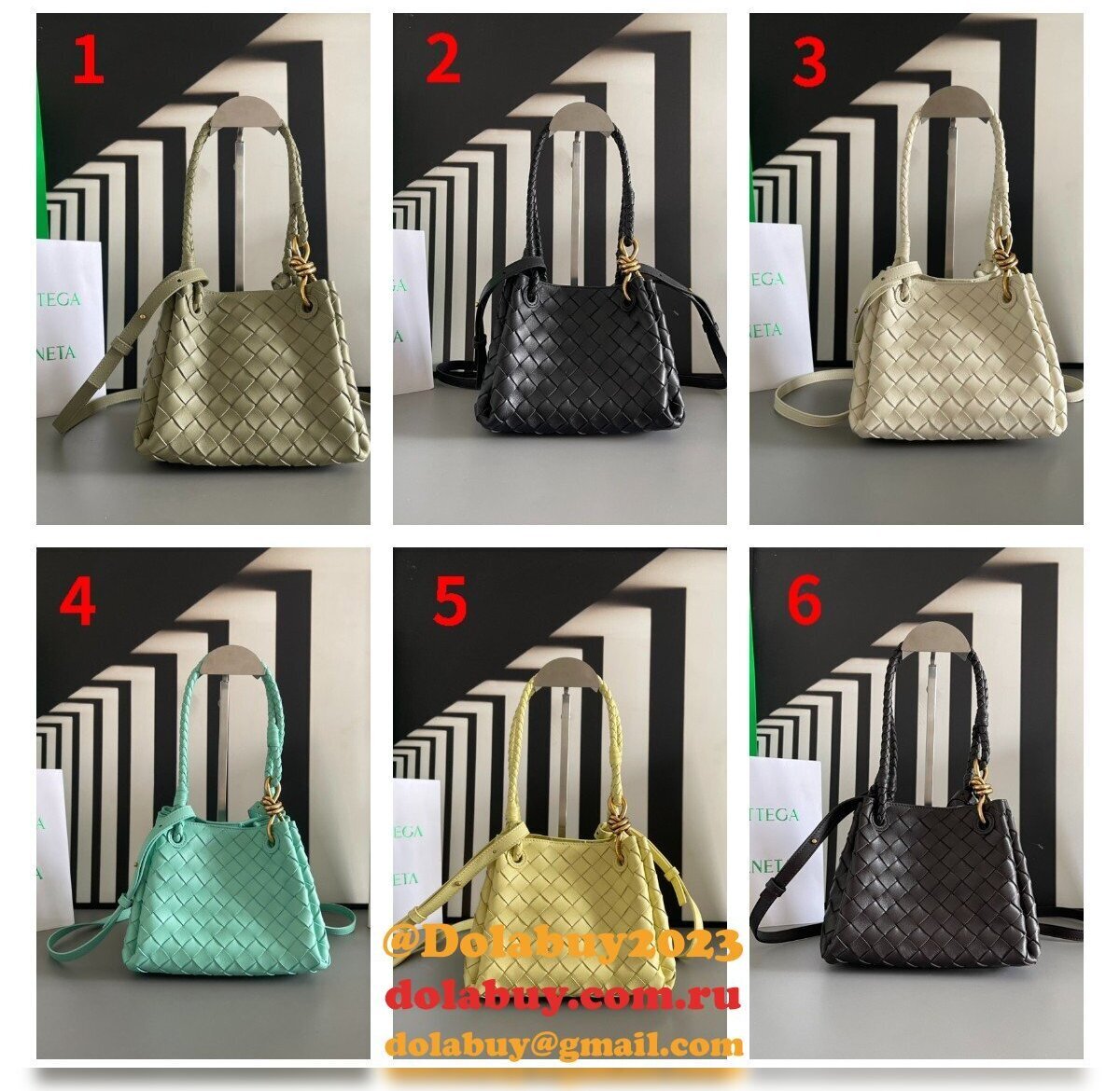 Top Quality BOTTEGA VENETA parachute Andiamo small size 796569
