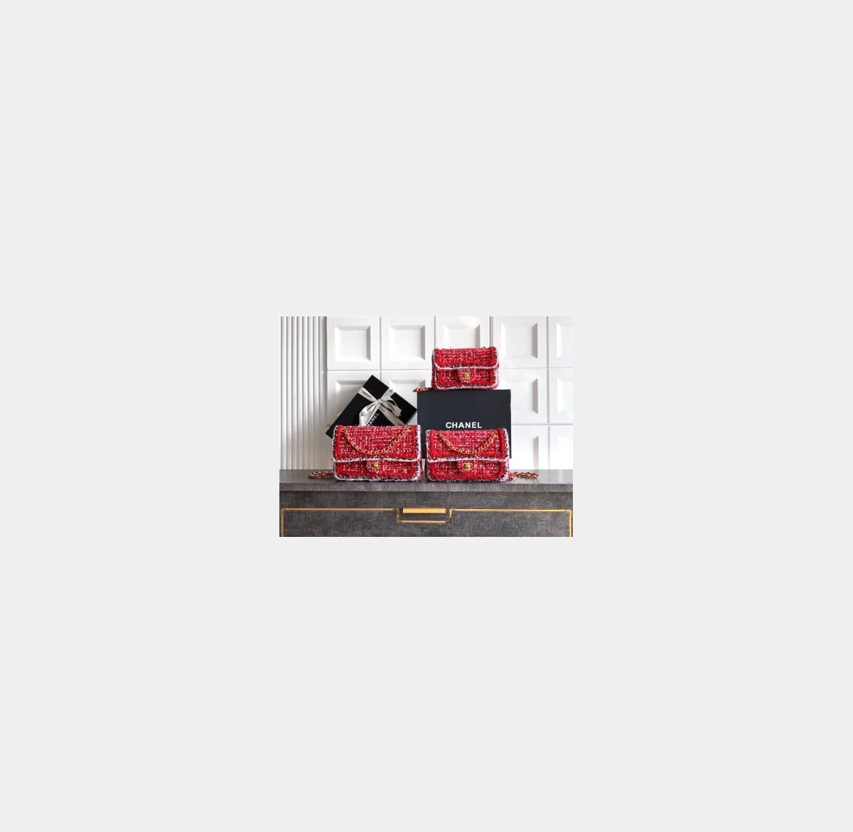2026 CC Tweed 1112 FLAP BAG