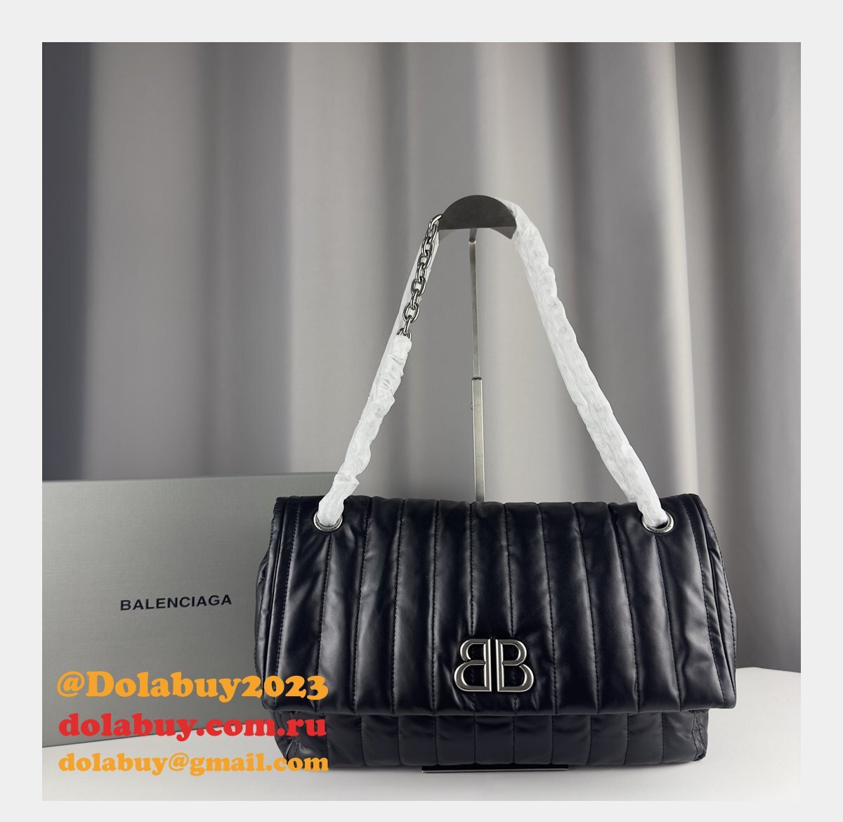 Top Quality BALENCIAGA Monaco calf bag 765945 Medium