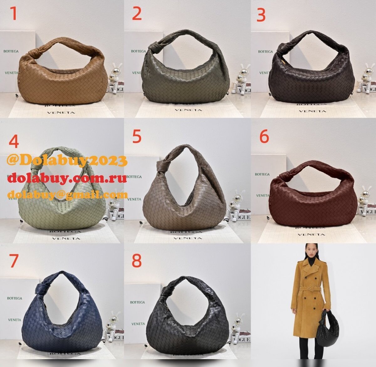 Top Quality BOTTEGA VENETA XL JODIE HJandbag