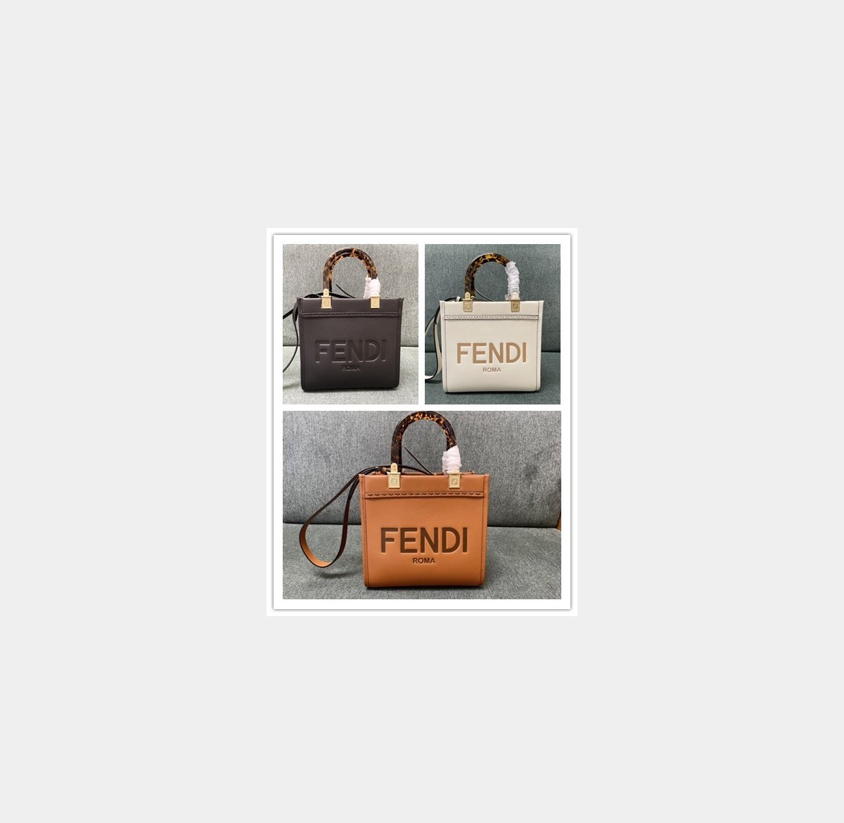 Replica Top Quality FENDI TOTE Sunshine mini handbag