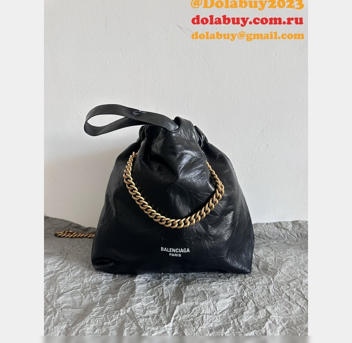 7A Replica Balenciaga #23 Crush Tote