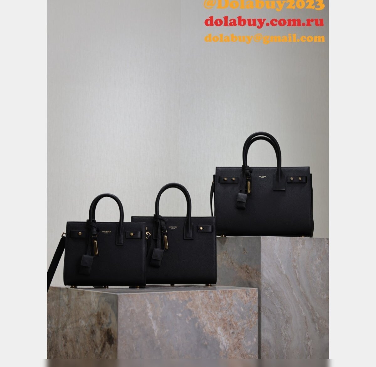 Best SAINT LAURENT Sac de jour Tote Bag