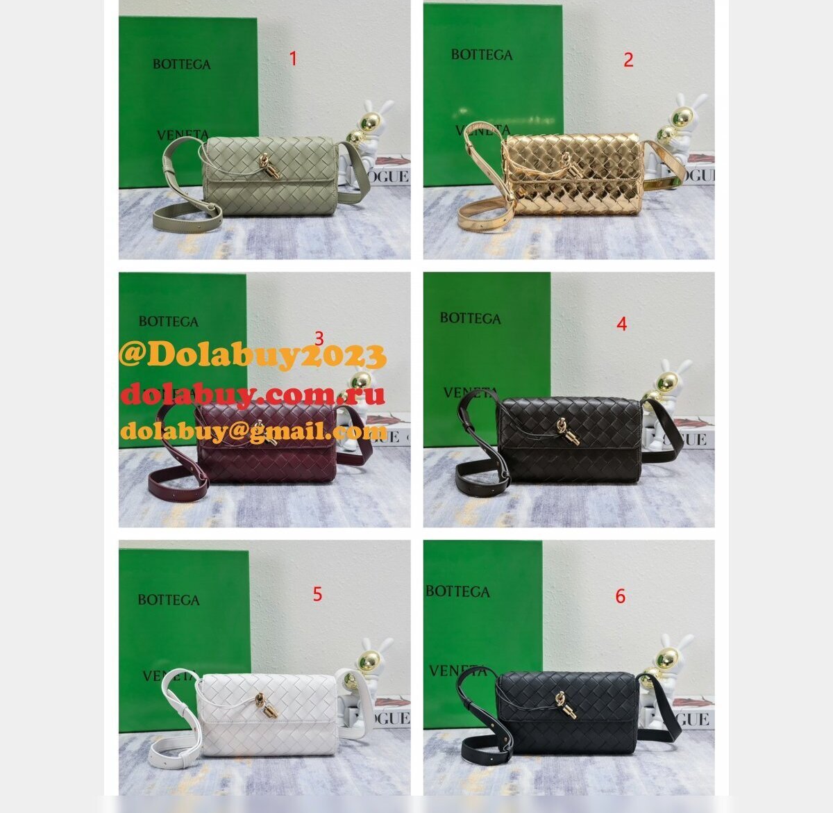 Top Dolabuy Best Quality 5545 Andiamo Replica Bottega Veneta Bags