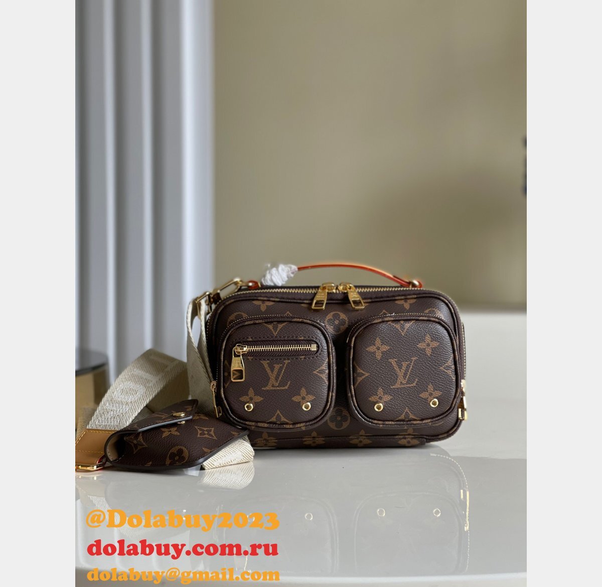 Shop Louis Vuittons Replicas Utility Crossbody Monogram M80446 Bag