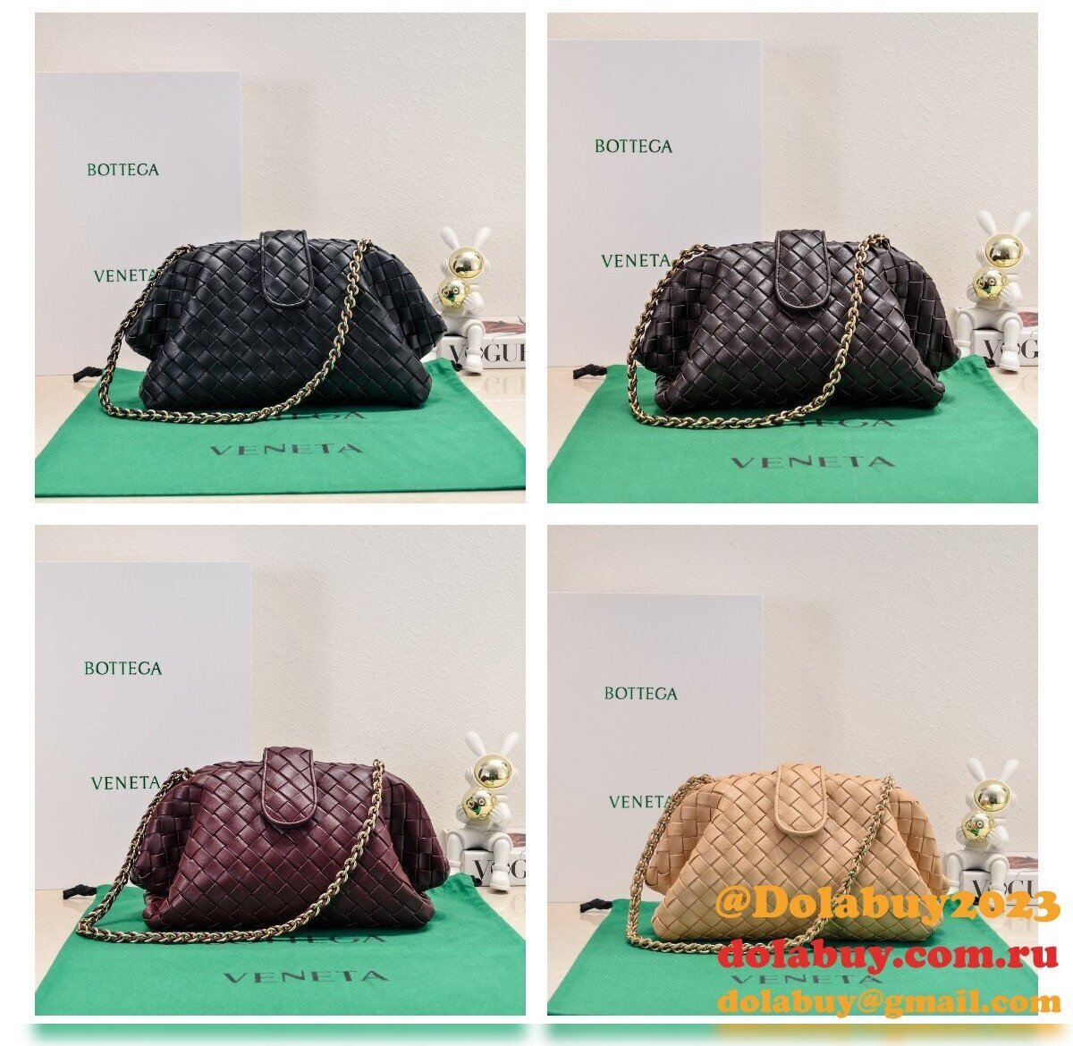 Top Quality Bottega Veneta Teen Lauren 1980 With Chain