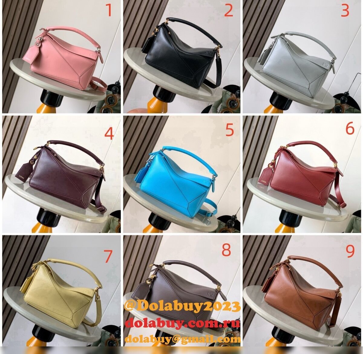 Best Replica Loewe Puzzle Bag In Classic Calfskin 24CM