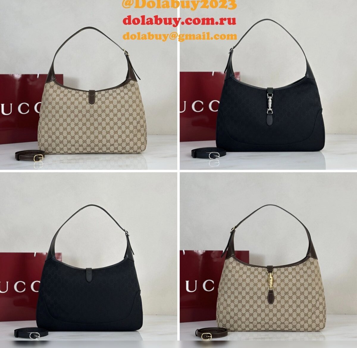 Gucci Perfect Jackie 1961 Large Crossbody 863279 Bag