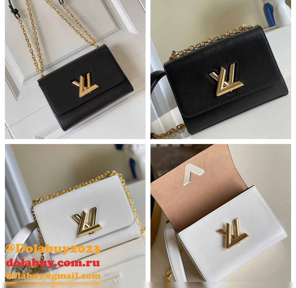 Louis Vuitton Replica M50280 Twist MM Epi Leather Bag