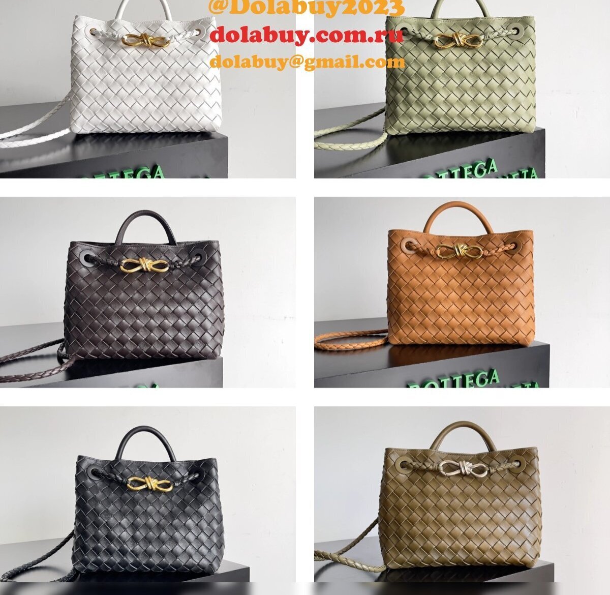 BOTTEGA VENETA ANDIAMO Small 25cm Bag Leather Strap