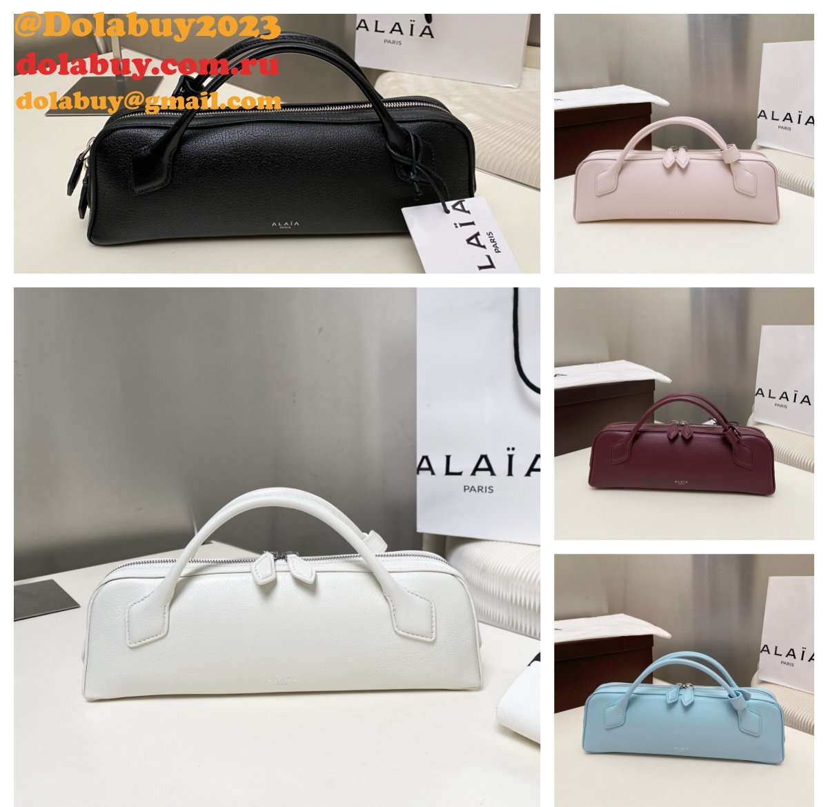 Top Quality Alaia LE TECKEL Handle Bag